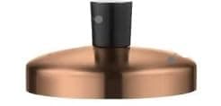 Ecooe 1500 ml Teekanne Deckel, Bronze - Robustes Design für Professionelle - Rebellion-Design - 1500 ml Kapazität - Idea