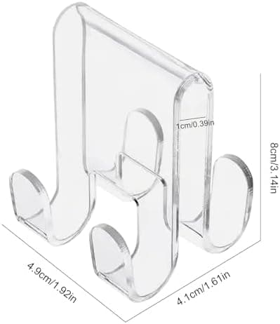 Haken Für Glasduschwand 4 X 2 Stück Acryl Über Glastür Transparent Handtuch Und Waschlappen
| Doppelhaken Duschwand 8 S