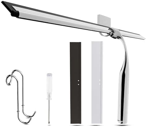 Wunset Groß Silber Abzieher Dusche - 25 cm Silber für Dusche, Bad, Fliesen, Spiegel, Fenster - 6-teiliges Set mit 2 Ersa