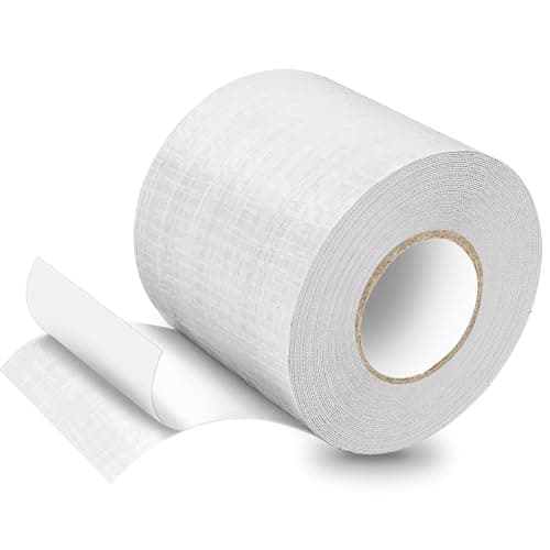 PE Planenband, Reparaturklebeband für Gewebeplanen, für LKW-Abdeckplanen, Markisen und Zelte, weiß, 5M * 8CM