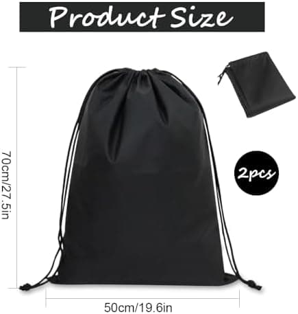 Reise Wäschesack 2 Stück 50x70 cm, Laundriascheibe Mit Kordelzug, Dreckwäschebeutel Waterproof
| Schmutzwäschebeutel Ca