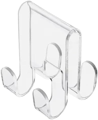 Generisch Doppelhaken Für Acrylglas Duschwand, Badewasserhandtücher Zum Hangen, Glasklusshaken Für Badezimmer - Duschreg