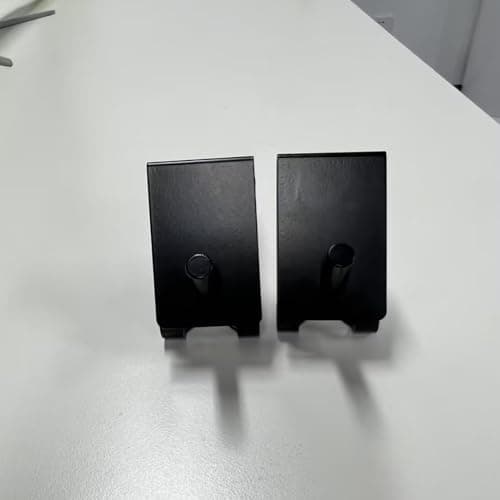 2er Duschhaken ohne Bohren | Glaswand Handtuchhalter | mit gepolstertem Schutz | für 5-10 mm Glasstärke | ohne Bohrenins