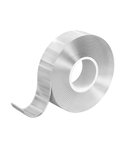 Tesa Universal Nano Tape - transparentes, doppelseitiges Klebeband - ideal für In- und Outdoor - wiederverwendbar und we