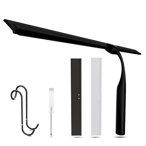 Wunset Groß Silber Abzieher Dusche - 25 cm Silber für Dusche, Bad, Fliesen, Spiegel, Fenster - 6-teiliges Set mit 2 Ersa