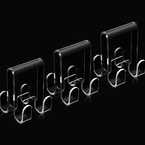 Generisch Doppelhaken Für Acrylglas Duschwand, Badewasserhandtücher Zum Hangen, Glasklusshaken Für Badezimmer - Duschreg