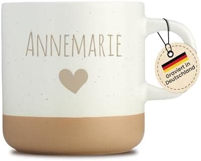 Gravur Tasse mit Namen - Personalisiert - Geschenk für Freundin