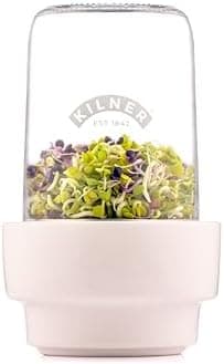 Kilner Sprossenglas Keimglas Set für Brokkolianbeter mit Anleitung und Edelstahlgerüst