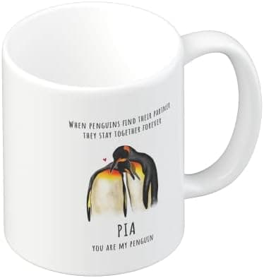 Personalisierte Tasse mit Namen und Motiv – 325ml, Keramik, vers. Farben – Geschenkidee für Männer und Frauen – Jahresta