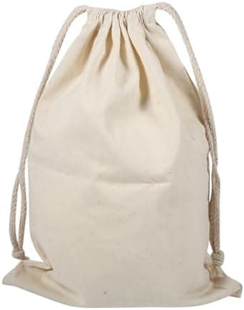 Baumwoll-Wäschesack waschbar mit Kordelzug für Reisen und Zuhause (15 x 20 cm)  
Waschbarer Wäschesack mit Kordelzug ide