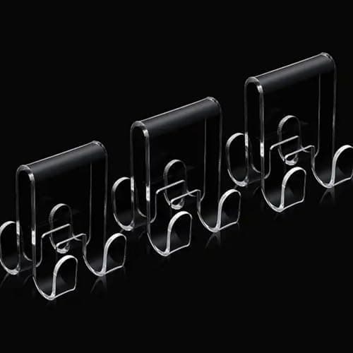Haken Für Glasduschwand 4 X 2 Stück Acryl Über Glastür Transparent Handtuch Und Waschlappen
| Doppelhaken Duschwand 8 S