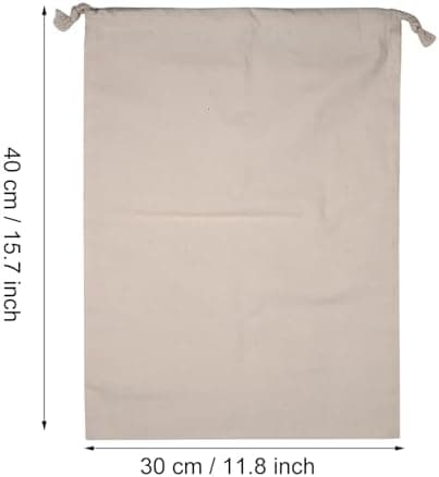Baumwoll-Wäschesack waschbar mit Kordelzug für Reisen und Zuhause (15 x 20 cm)  
Waschbarer Wäschesack mit Kordelzug ide