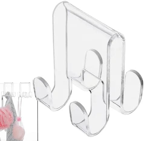 Haken Für Glasduschwand 4 X 2 Stück Acryl Über Glastür Transparent Handtuch Und Waschlappen
| Doppelhaken Duschwand 8 S