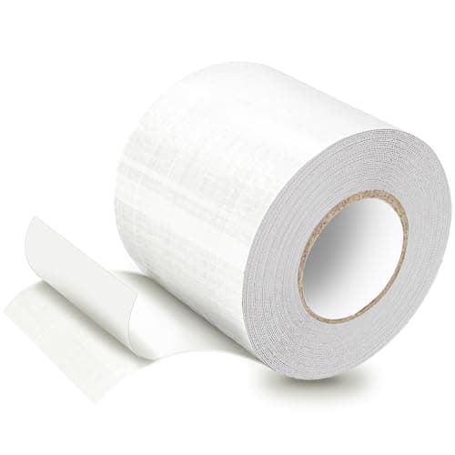 PE Planenband, Reparaturklebeband für Gewebeplanen, für LKW-Abdeckplanen, Markisen und Zelte, weiß, 5M * 8CM
