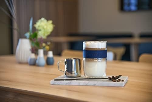 Teebecher mit Sieb 380ml Doppelwandig Taupe