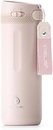 Ideaux Isolierbecher 14oz (420ml) | Doppelwandig | Eign. für Kaffee & Tee - Grün | Auslaufsicher | Reisebef. | Heiß & Ka