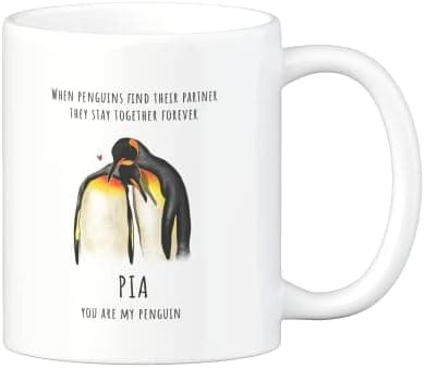 Personalisierte Tasse mit Namen und Motiv – 325ml, Keramik, vers. Farben – Geschenkidee für Männer und Frauen – Jahresta