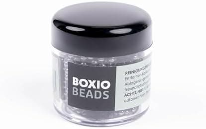 BOXIO - BEADS: Hochwertige Reinigungsperlen aus Edelstahl - 1000 Stück, 3mm Kugeln - Für Flaschen und Wash Kanister - Ed
