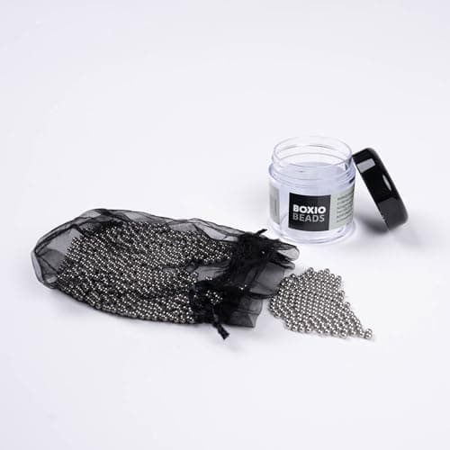 BOXIO - BEADS: Hochwertige Reinigungsperlen aus Edelstahl - 1000 Stück, 3mm Kugeln - Für Flaschen und Wash Kanister - Ed