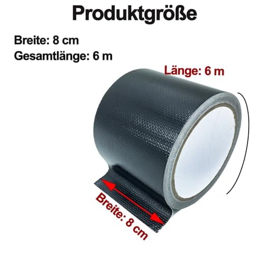 Markisen-Reparaturband Wasserdicht Strapazierfähig Outdoor-Reparaturband für Planen & Segeltuch & Zelt UV-beständig 8cm