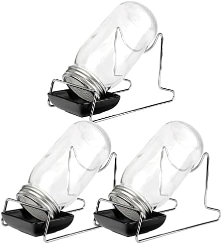 Schramm® Keimglas für Sprossen mit Gestell - Sprossenglas Keimgerät Set, 2 Ersatzgläser ohne Deckel, 750 ml, Keimglas-Er