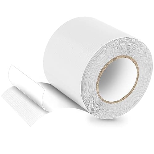 PE Planenband, Reparaturklebeband für Gewebeplanen, für LKW-Abdeckplanen, Markisen und Zelte, weiß, 5M * 8CM