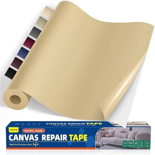 Selbstklebender Textilkleber 10x200cm, Wasserdicht Repair Patch, Zelt Stoffspar Patch für Sofa RV Markisen Stühle