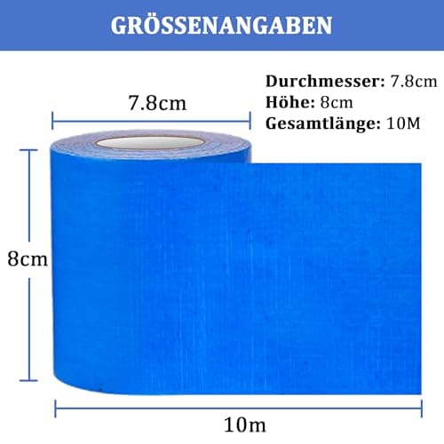 PE Planenband, Reparaturklebeband für Gewebeplanen, für LKW-Abdeckplanen, Markisen und Zelte, weiß, 5M * 8CM