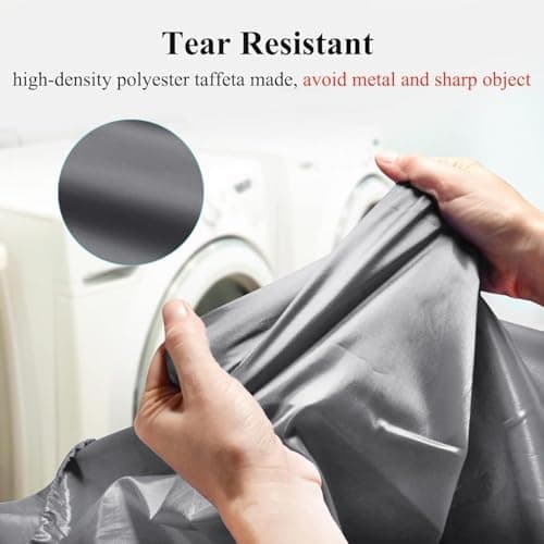 OTraki Großler Wäschesack für Reisen und Zuhause, 2 Pack 70x115cm Maschinenwaschbar Wäschebeutel mit Kordelzug (Grau + G