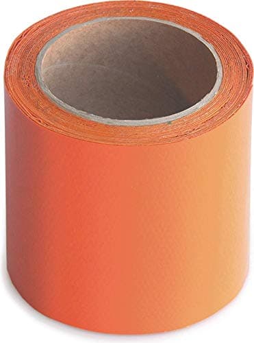 PVC-Reparaturband für LKWs - grau 10 cm x 5 m - perfekt für Plane, Anhängerabdeckungen & Markisen - starke Klebesterke u