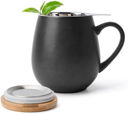 Teetasse mit Sieb XXL - 550 ml - für Tee-Zubereitung bei Bedarf