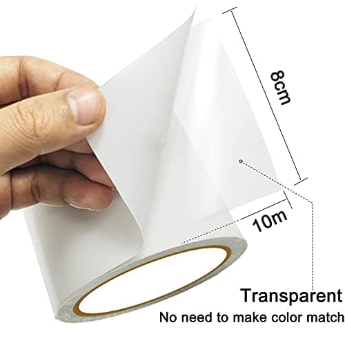 PVC Planen Reparaturband Durchsichtig 8cm x 10m für Zelt Reparaturscene