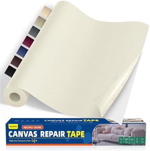 Selbstklebender Textilkleber 10x200cm, Wasserdicht Repair Patch, Zelt Stoffspar Patch für Sofa RV Markisen Stühle