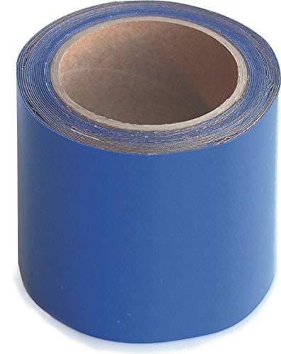 PVC-Reparaturband für LKWs - grau 10 cm x 5 m - perfekt für Plane, Anhängerabdeckungen & Markisen - starke Klebesterke u