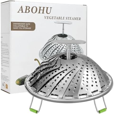 Dampfeinsatz für Topf Edelstahl, Gemüsedampfkorb, Meeresfrüchten Dampfeterminestbar (18-28cm)