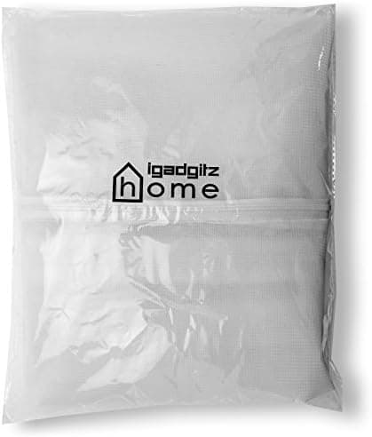 igadgitz Home U6521 Waschenetz - Reißverschluss, 3 Stück, Weiß (1x Klein, 1x Medium & 1x Groß)  
igadgitz Home U6521 Wäs