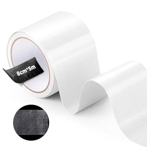 EcoOE PE Planenband Reparaturklebeband 5M x 8CM Wasserabweisend für Zelte Sonnenschirme Pavillon Plane lkw Abdeckplanen