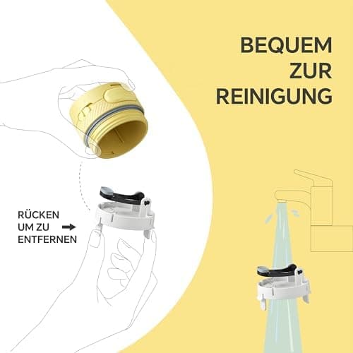 Ideaux Isolierbecher 14oz (420ml) | Doppelwandig | Eign. für Kaffee & Tee - Grün | Auslaufsicher | Reisebef. | Heiß & Ka