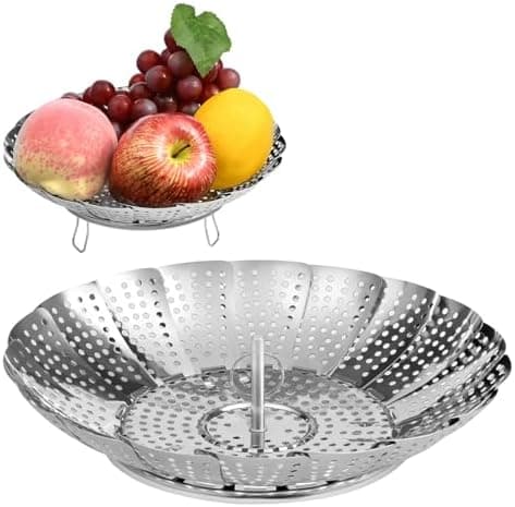 Vicloon Dampfeinsatz Topf Edelstahl Dampfgarer Für Gemüse Fisch Meeresfrüchte Kochen