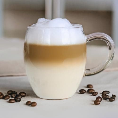 Creano Teeglas all in one 400ml - Große Teetasse mit Edelstahlsieb und Glasdeckel für echten Geschmack (1x 400ml)  
Crea