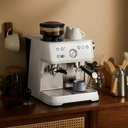 Cappuccino Tassen Set Dickwandig aus Steingut - Porzellan Kaffeetassen set für Männer Geschenke