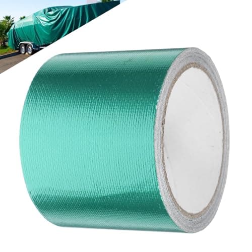 Reparaturset Schwarz für Zelt und Markise - Kleber zur Reparatur von Plane & Schutzplanen (5cm*10m)  
Klebeband Schwarz