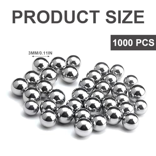 Edelstahl Reinigungsperlen 1000pcs für Flaschen und Karaffen - Kratzfrei & einfache Reinigung - Dekanaten Vase