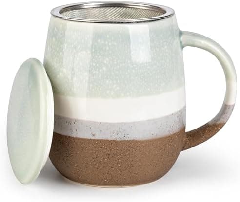 Keramik Teetasse mit Deckel und Sieb, Rosa, Modern für Jedermann, zur Entspannung
| Keramik Teetasse mit Sieb, 400 ml,
