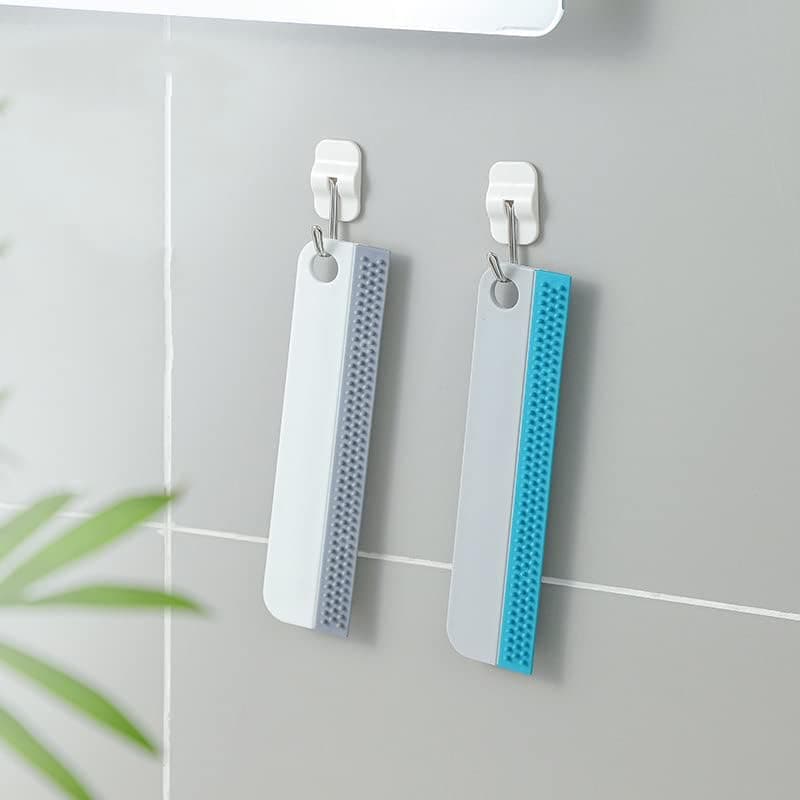 2X Fensterabzieher, Duschabzieher Set – Silikon Fensterwischer mit Abziehlippe – für Auto & Haus – streifenfrei & kratzf