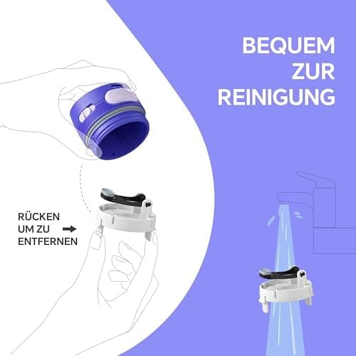 Ideaux Isolierbecher 14oz (420ml) | Doppelwandig | Eign. für Kaffee & Tee - Grün | Auslaufsicher | Reisebef. | Heiß & Ka