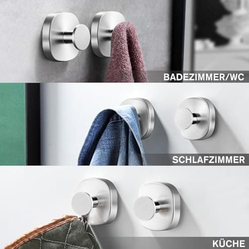 Bohrpflichtfreier Edelstahl Handtuchhalter von ZUNTO - Bad & Küche
| Verstellbare Vakuum Kleiderhaken für ZUNTO Handtuc
