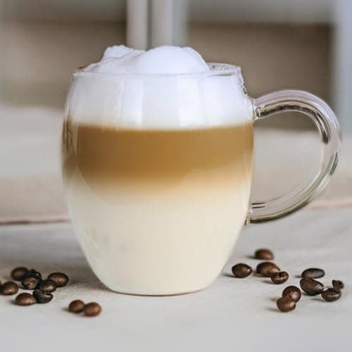 Creano Teeglas All-In-One, große Teetasse mit Sieb und Deckel aus Glas für Tee liebende Frauen und Männer bei jeder Gele