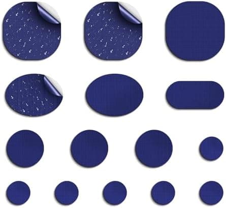 45 Stück Daunenjacke Selbstklebend Reparatur Klebeband für Jacken und Zelte
| Daunenjacke Flicken Reparatur Klebeband S