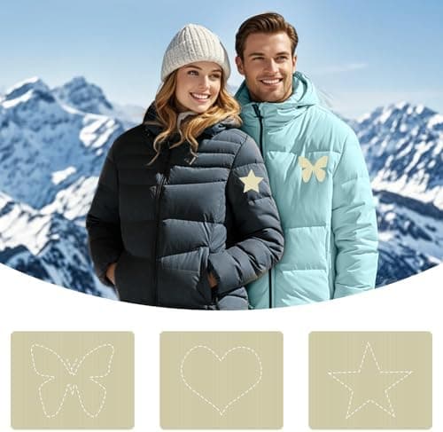 45 Stück Daunenjacke Selbstklebend Reparatur Klebeband für Jacken und Zelte
| Daunenjacke Flicken Reparatur Klebeband S